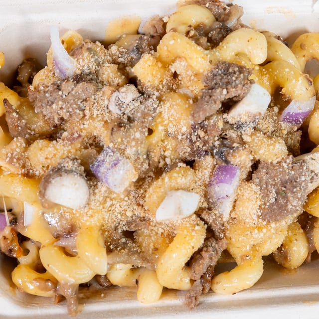 Philly steak Mac.