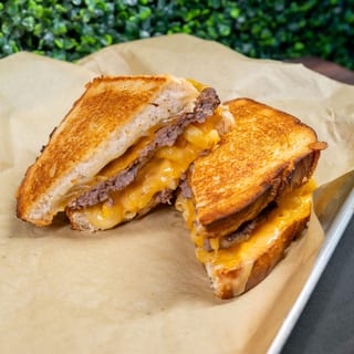 Stacked Patty Melt Sandwich